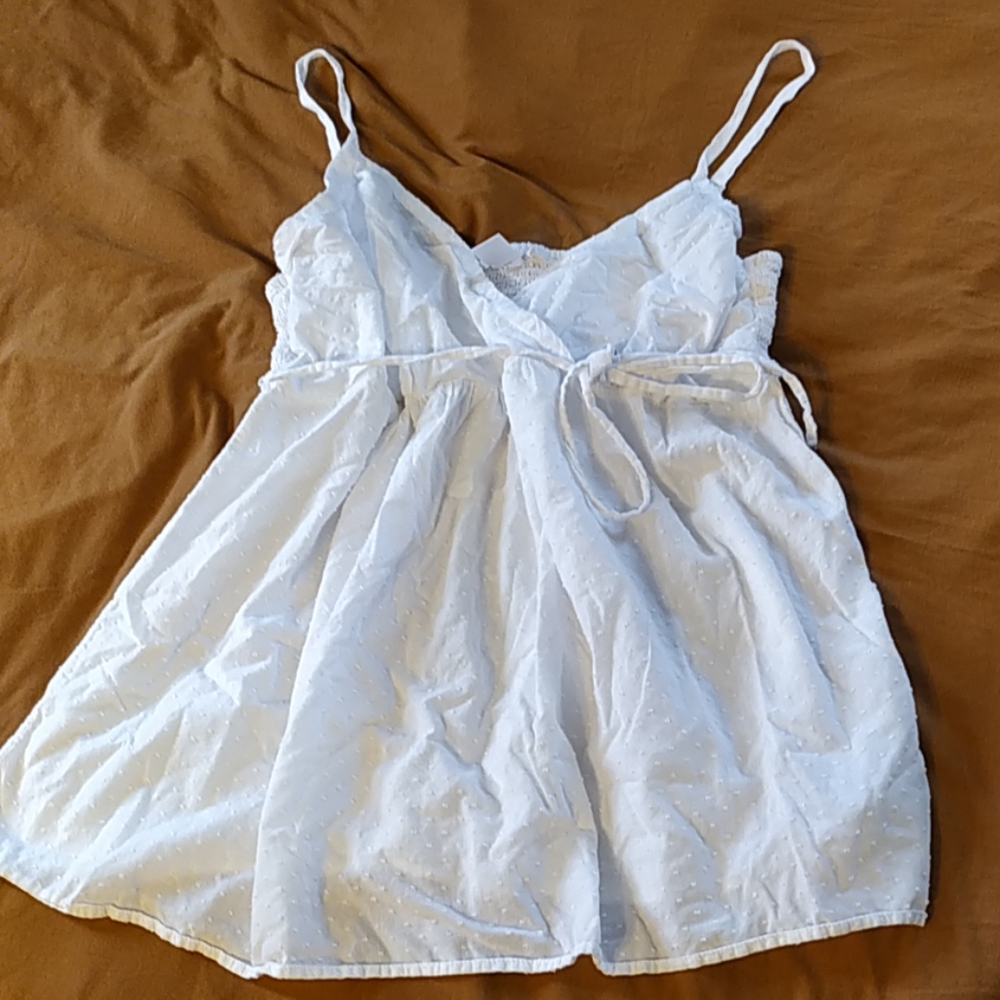 White Maternity Tank Top - Size XL